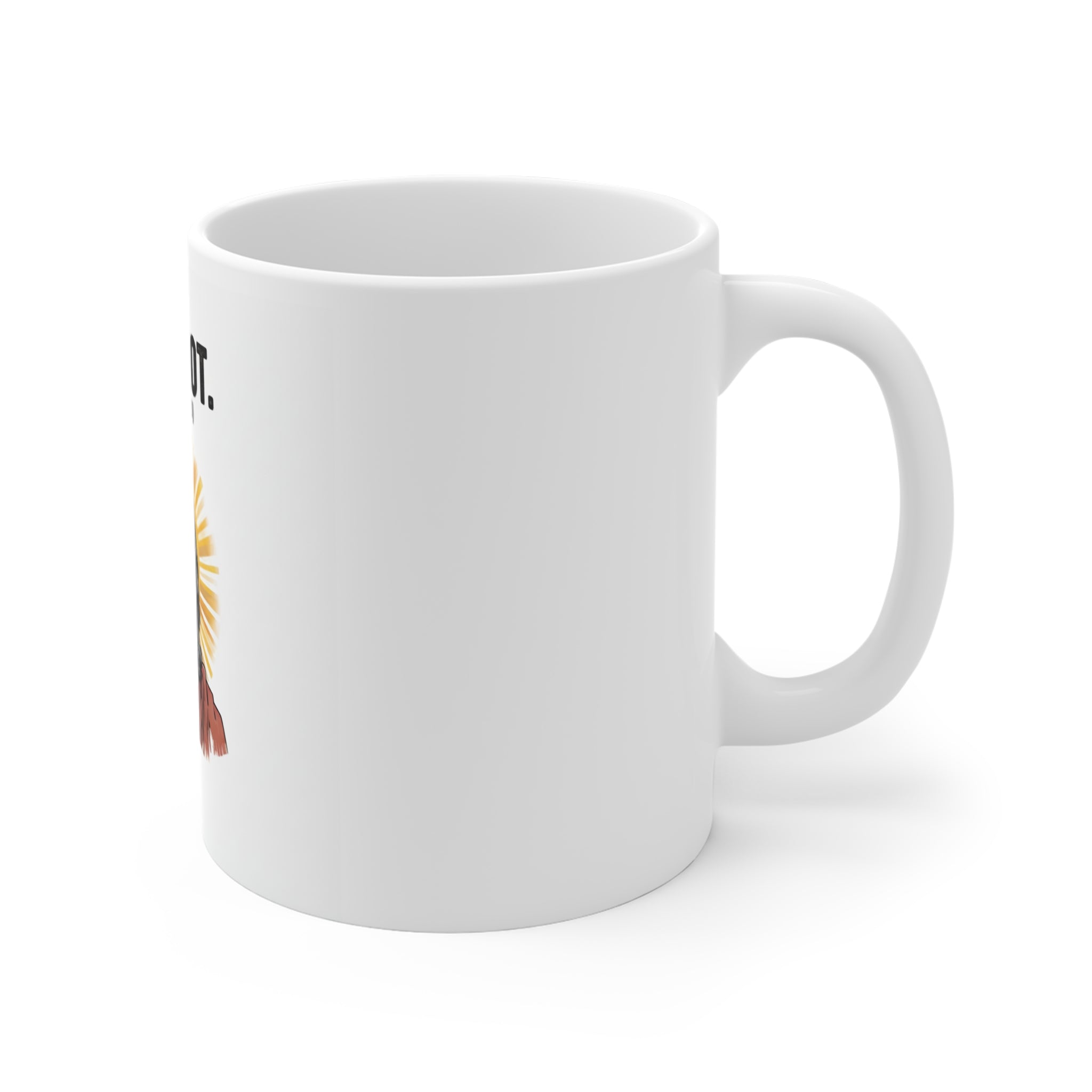 Christian Jesus Fear Not Joshua 1:9 Bible Verse 11oz Ceramic Coffee Cup, Scripture Religious Gift, Inspirational Christian Faith Tea Mug,