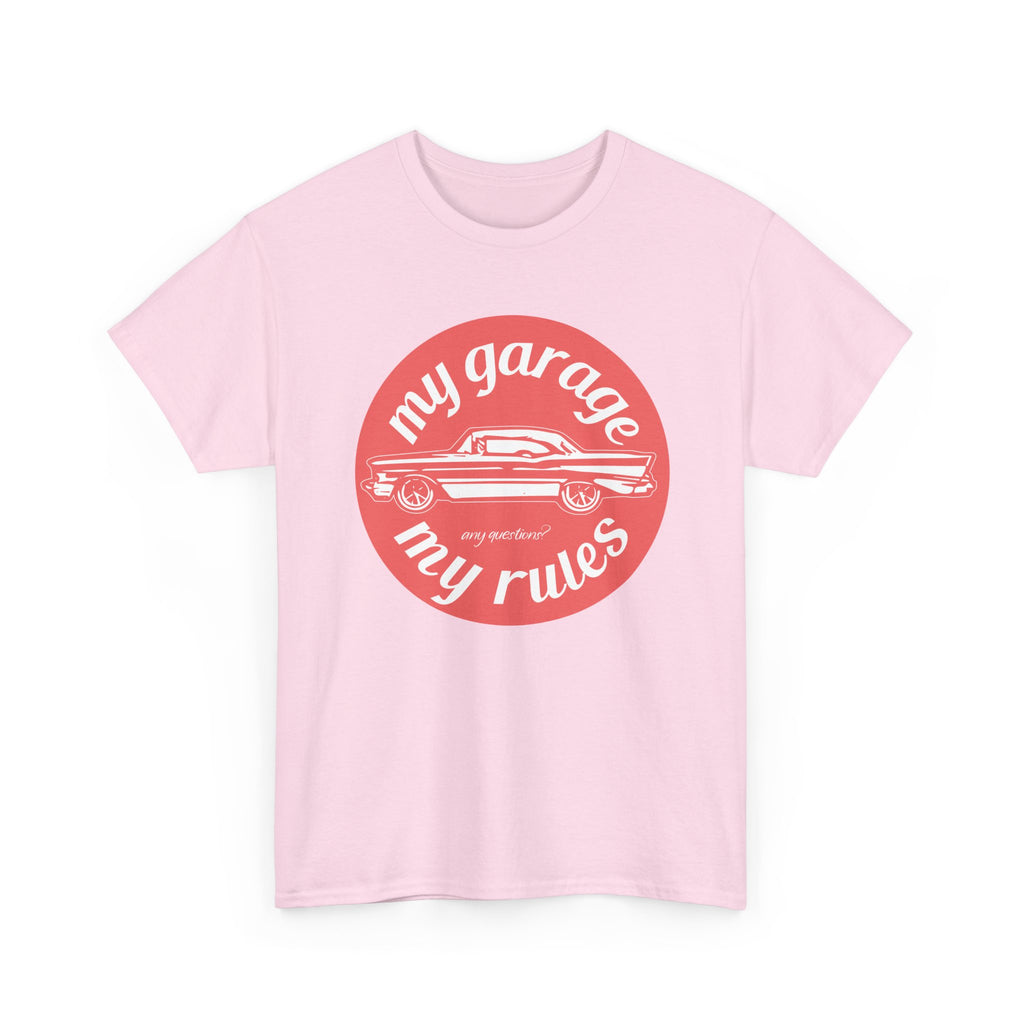 My Garage My Rules Tee — Retro Car Graphic T-Shirt for Auto Enthusiasts