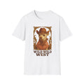 Wild Wild West Dog T-Shirt, Cowboy Pet Tee, Unisex Western Apparel, Fun Animal Shirt, Gift for Dog Lovers, Casual Wear