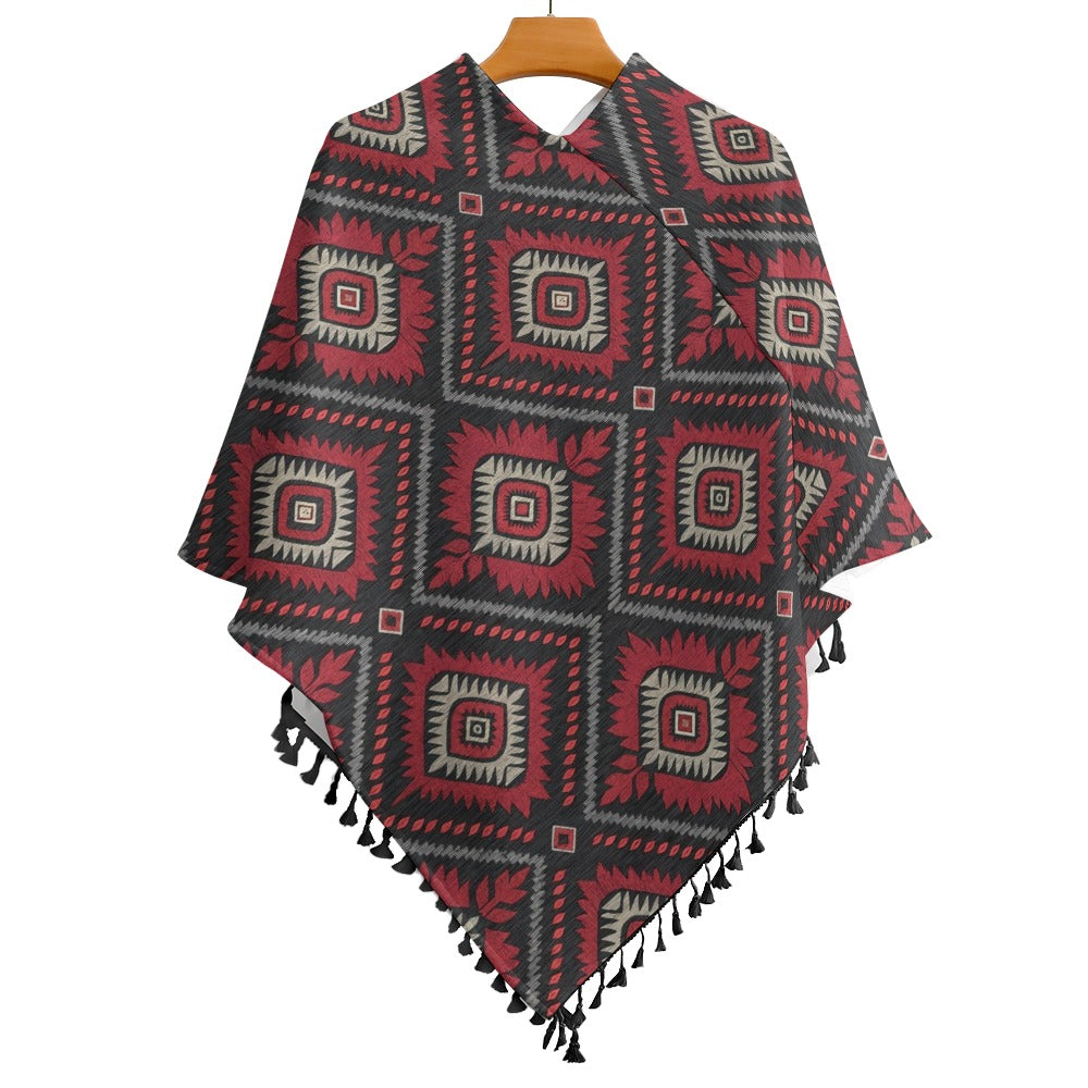 Wolf Hill Ranch – Desert Spirit Collection  Redrock Aztec Poncho