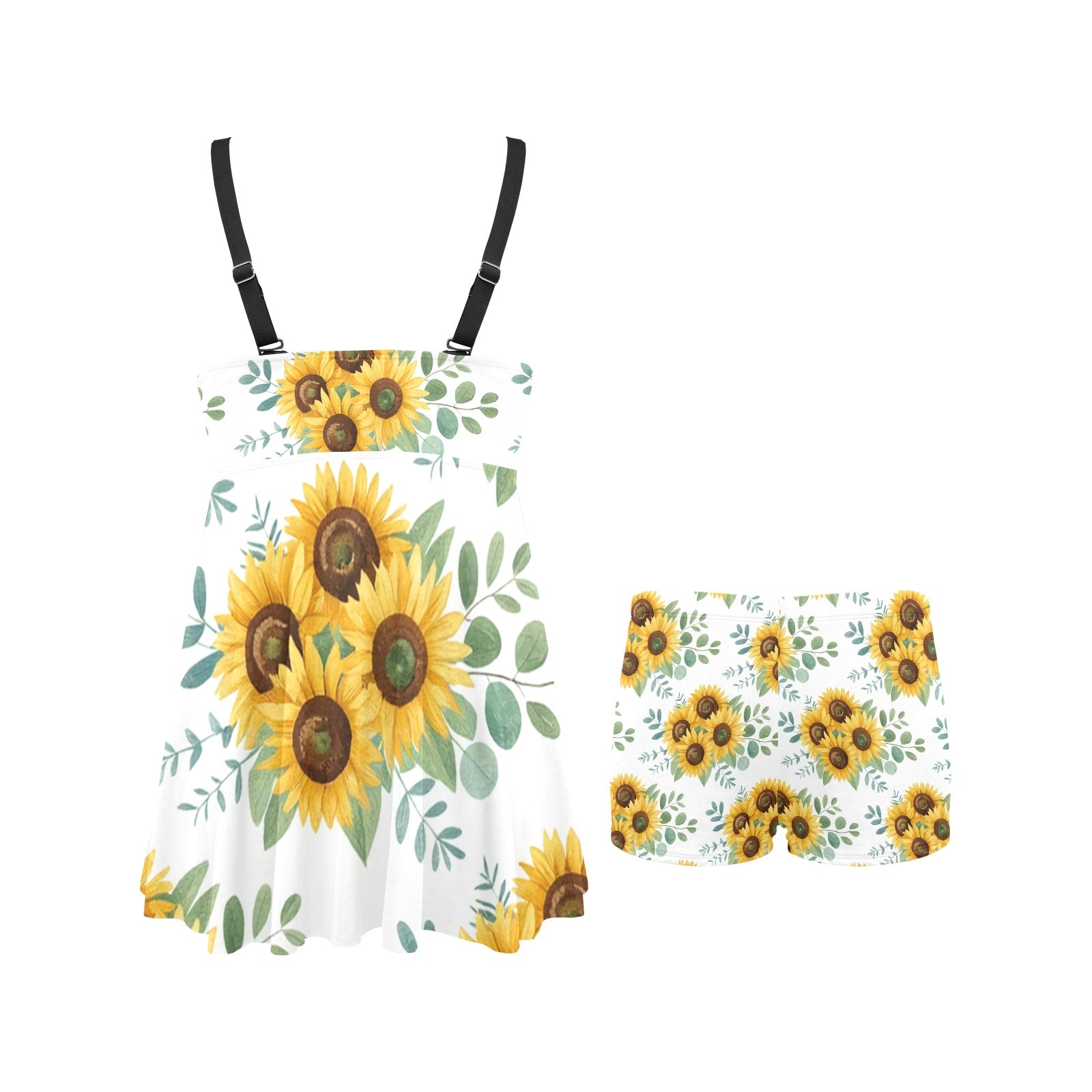 Golden Prairie Swim Dress Set