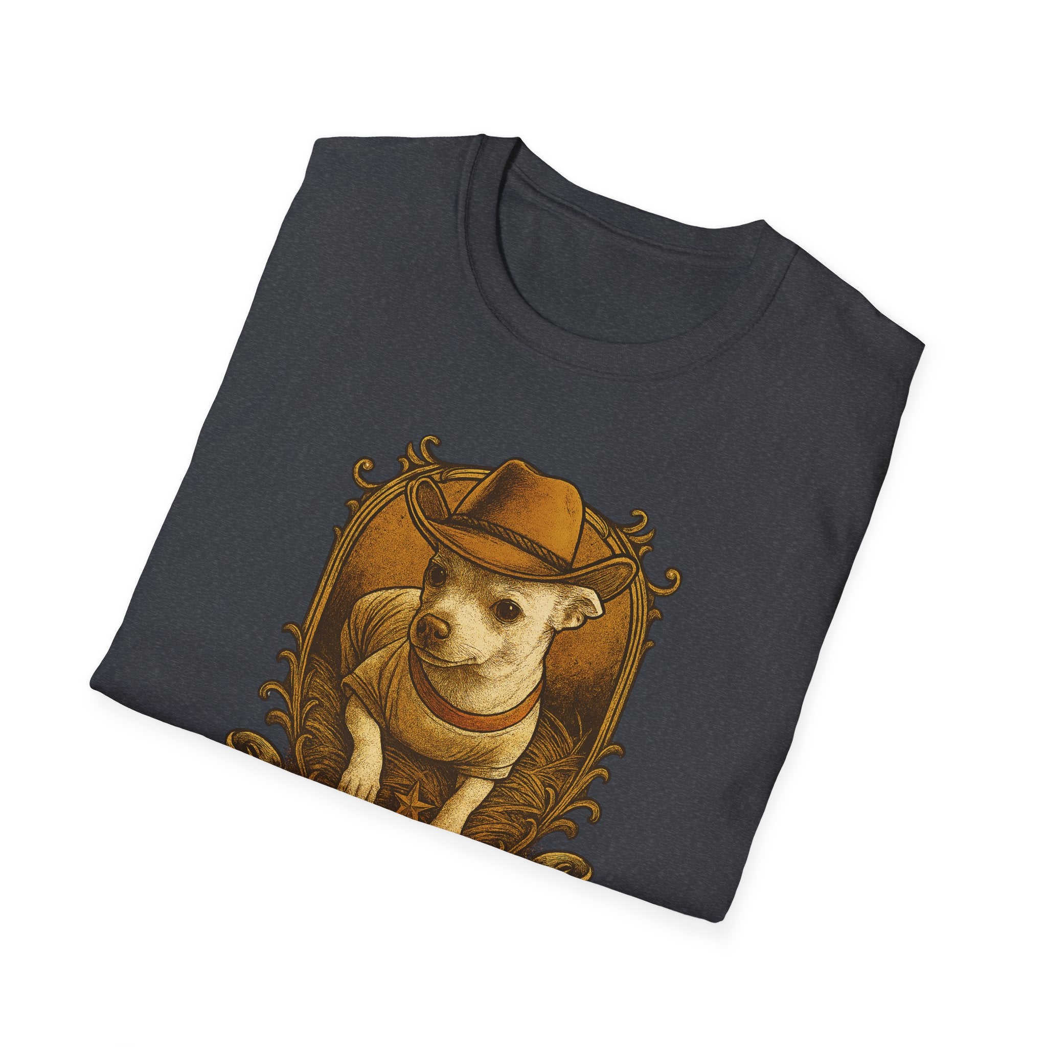 Cowgirl Baby TShirt  Cute Chihuahua Cow Dog Illustration "I Wanna Be a Cowgirl Baby     Trendy TShirt