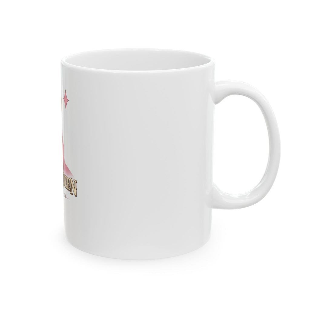 Ranch Queen Ceramic Mug  Cute Pink Cowgirl Chihuahua Design (11oz & 15oz)