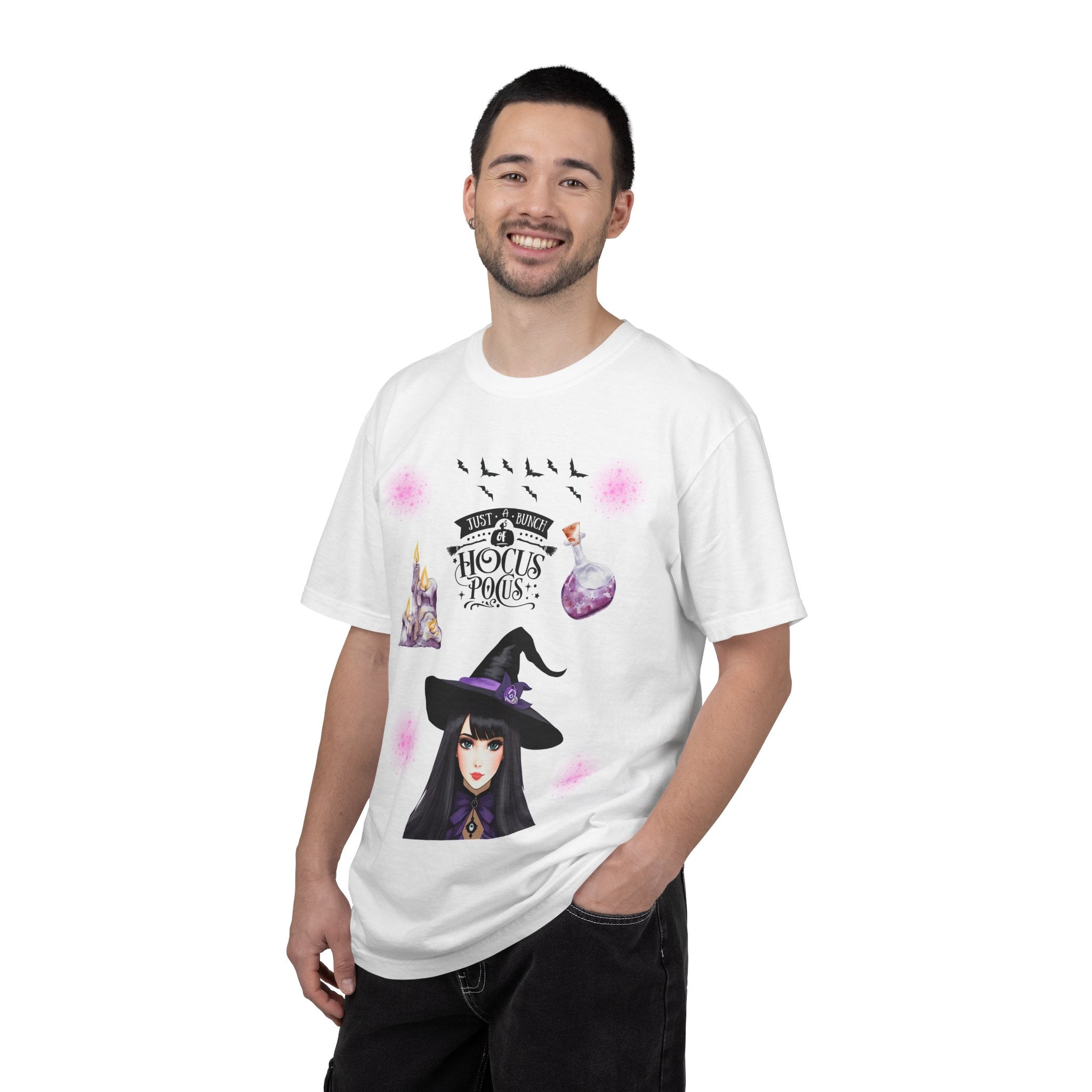Hocus Pocus Witch T-Shirt, Unisex Halloween Wear, Spooky Graphic Tee, Gift for Witches, Festival Clothing, Costume Party Apparel