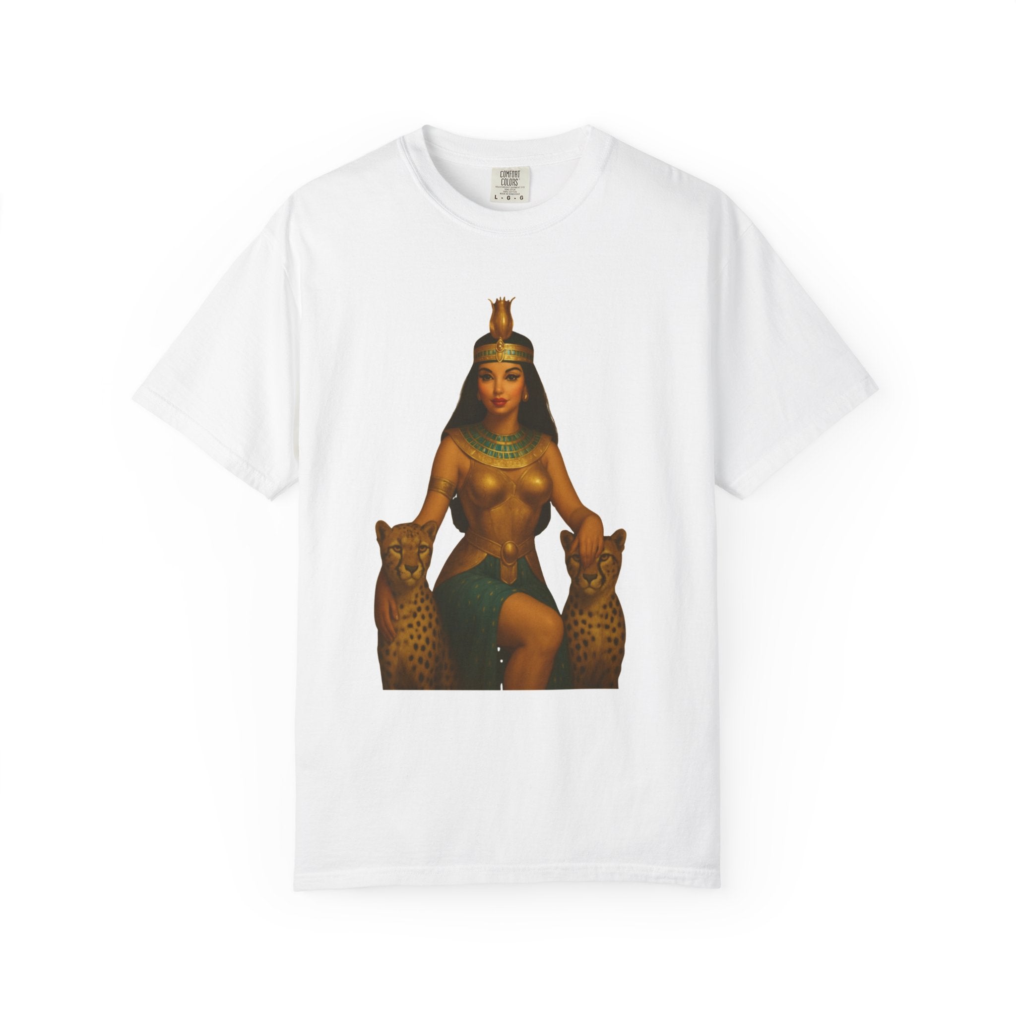 Egyptian Queen Graphic Tee, Vintage T-Shirt, Summer Fashion, Boho Style, Gift for Her, Unique Art Shirt