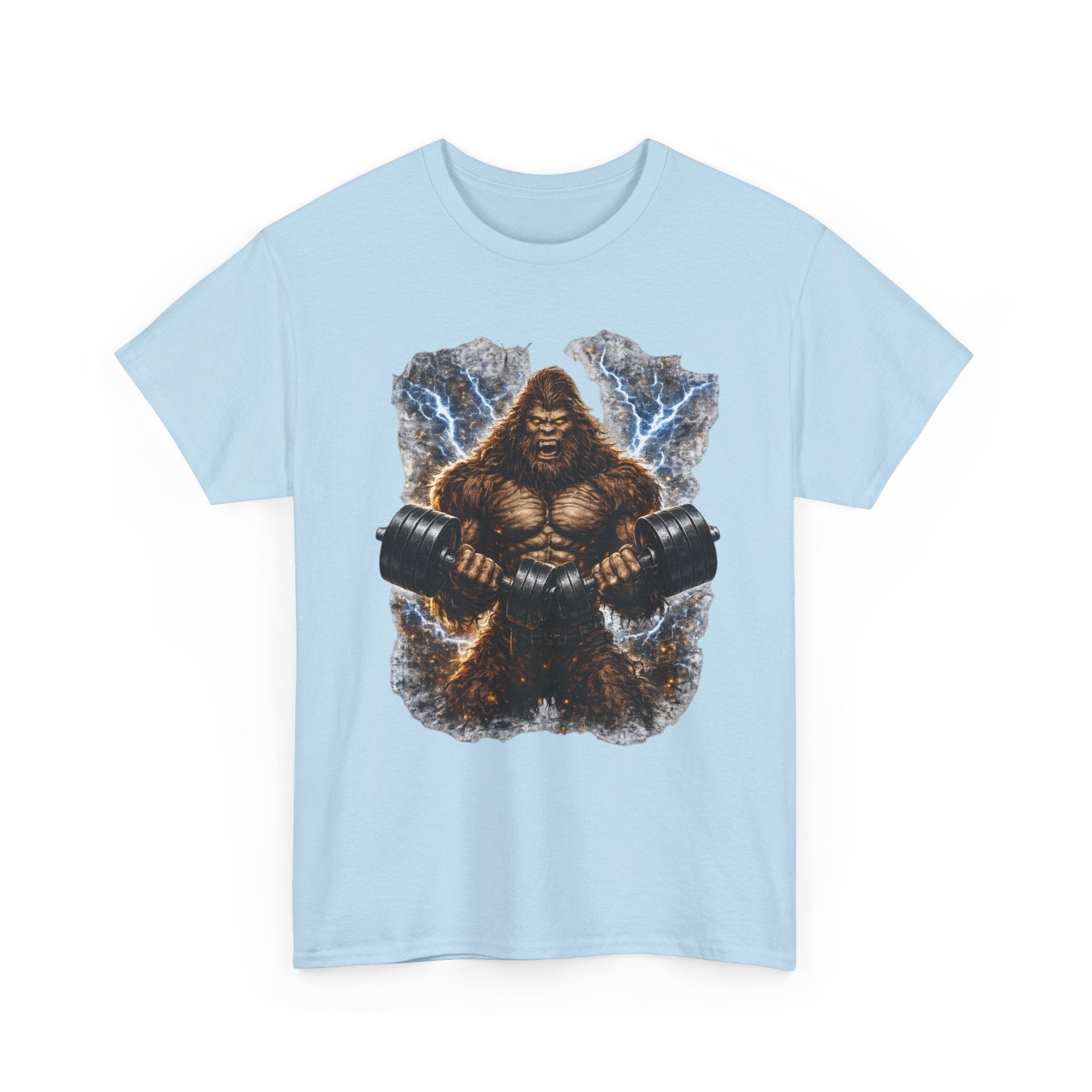 Big Foot Strength Gym Tee — Heavyweight Lifter Workout Shirt