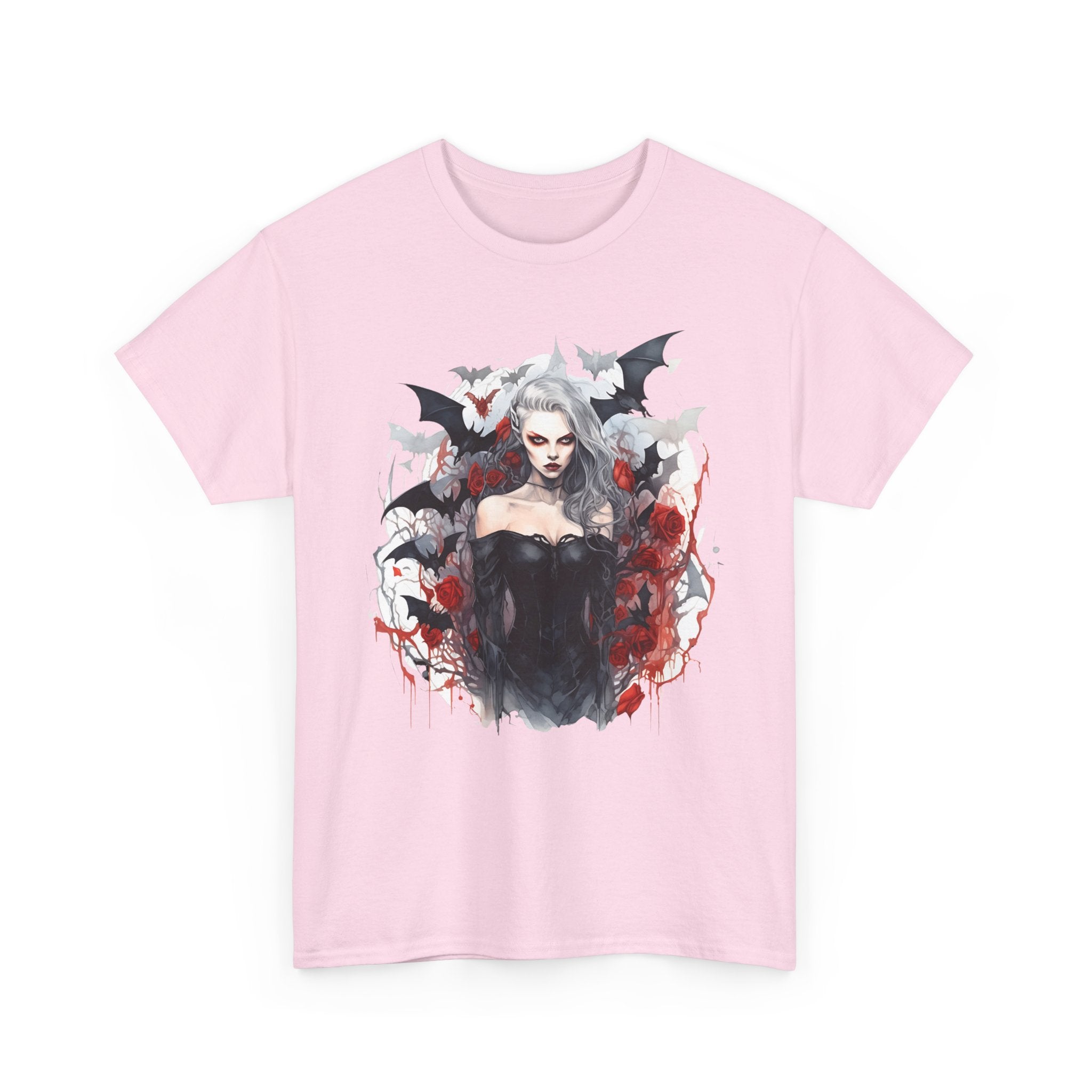 Vampire Queen Gothic T-Shirt — Dark Bat Vampire Tee