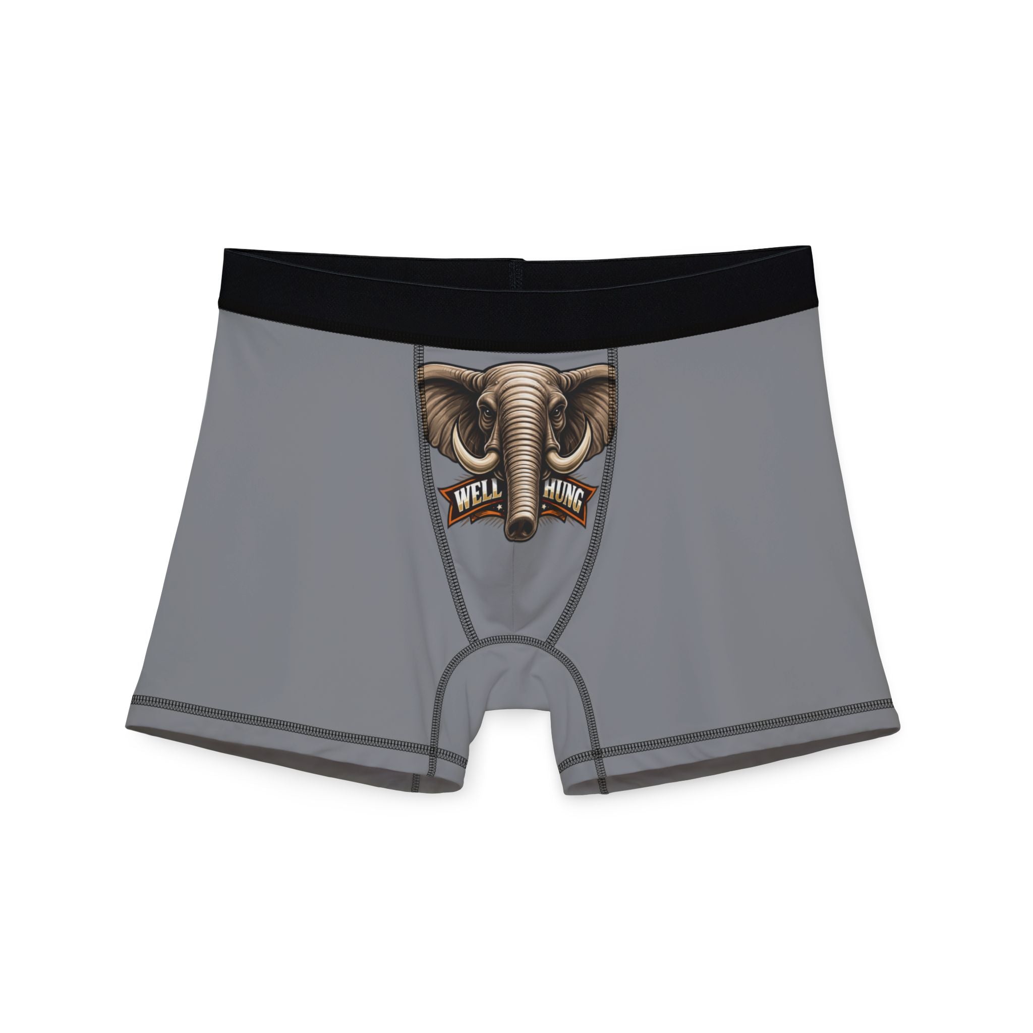 Elephant Trunk Boxer Briefs — Novelty Men’s Graphic Underwear