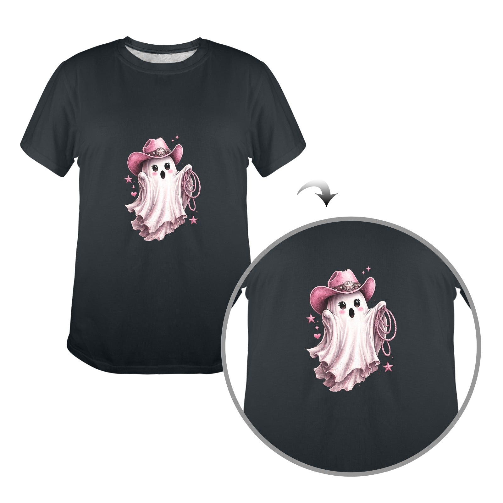 Women's  Cowgirl Ghost Tee