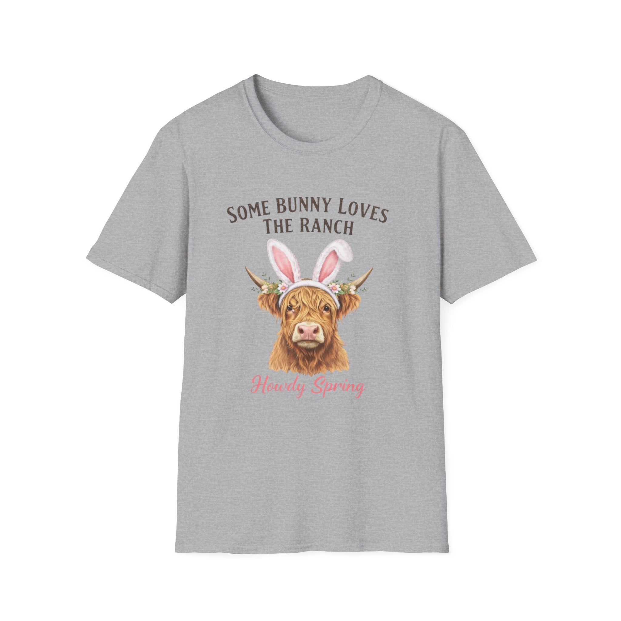 Some Bunny Loves The Ranch T-Shirt — Cute Bunny-Eared Cow Spring Tee