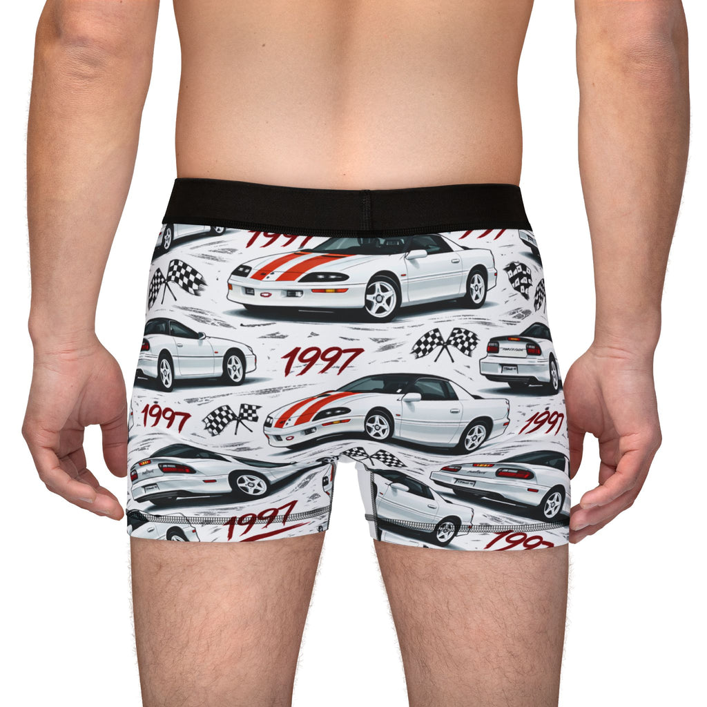 1997 Camaro Boxer Briefs - Retro Muscle Car All-Over Print
