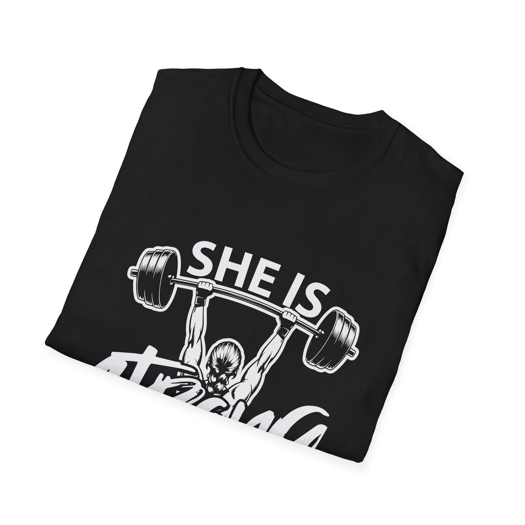 She Is Strong Inspirational T-Shirt — Empowerment Tee for Women