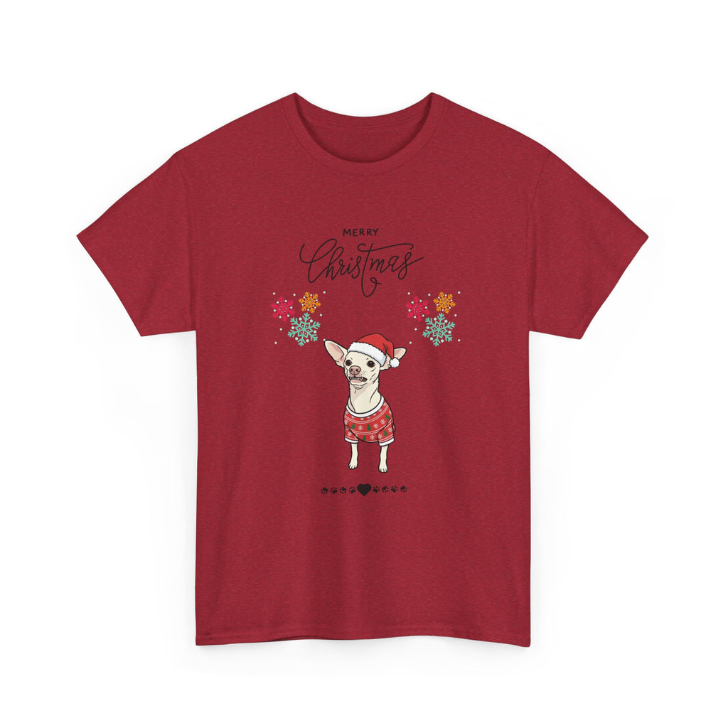 Christmas Dog Lovers Tee Chihuahua