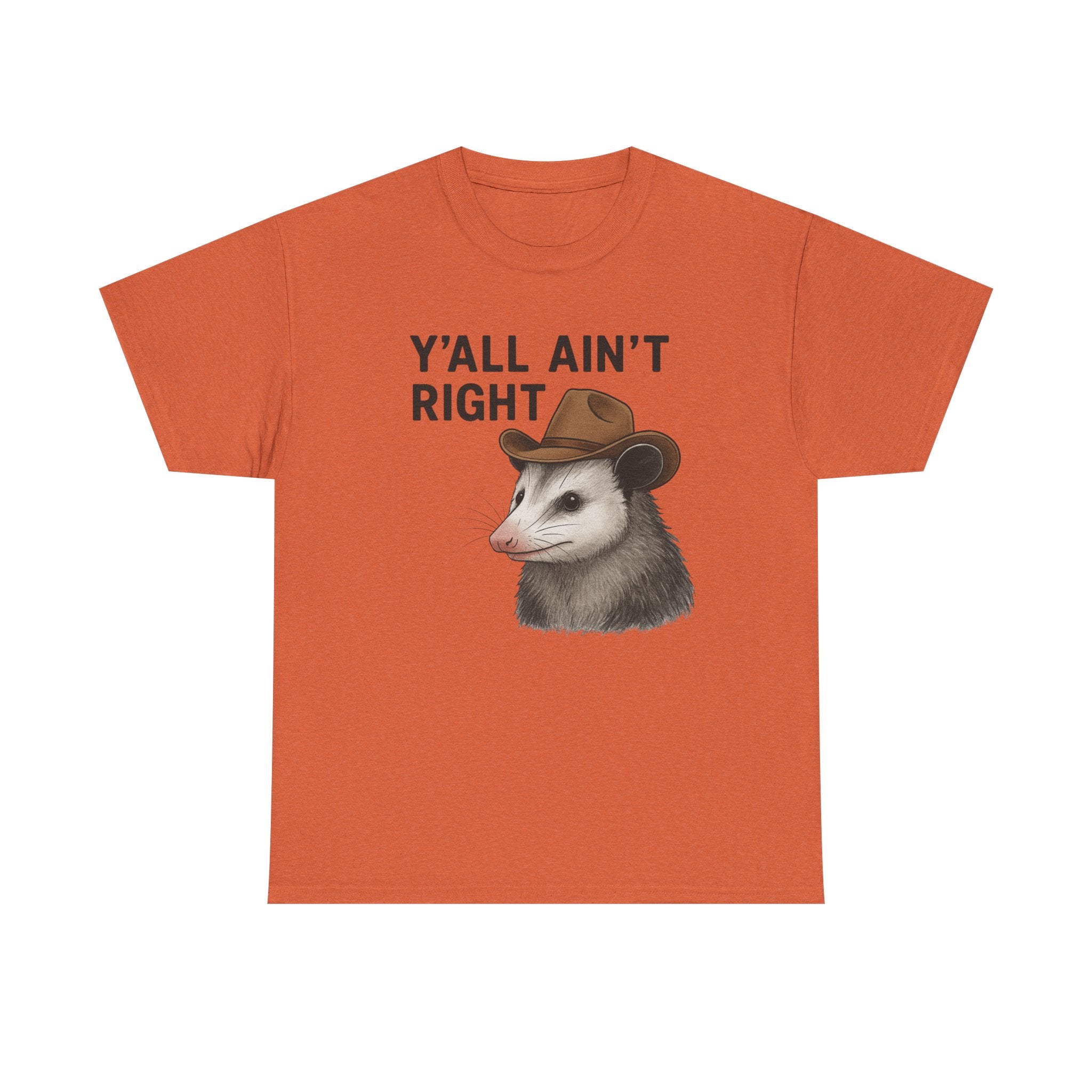 Y'all Ain't Right Possum Tee — Funny Southern Animal T-Shirt