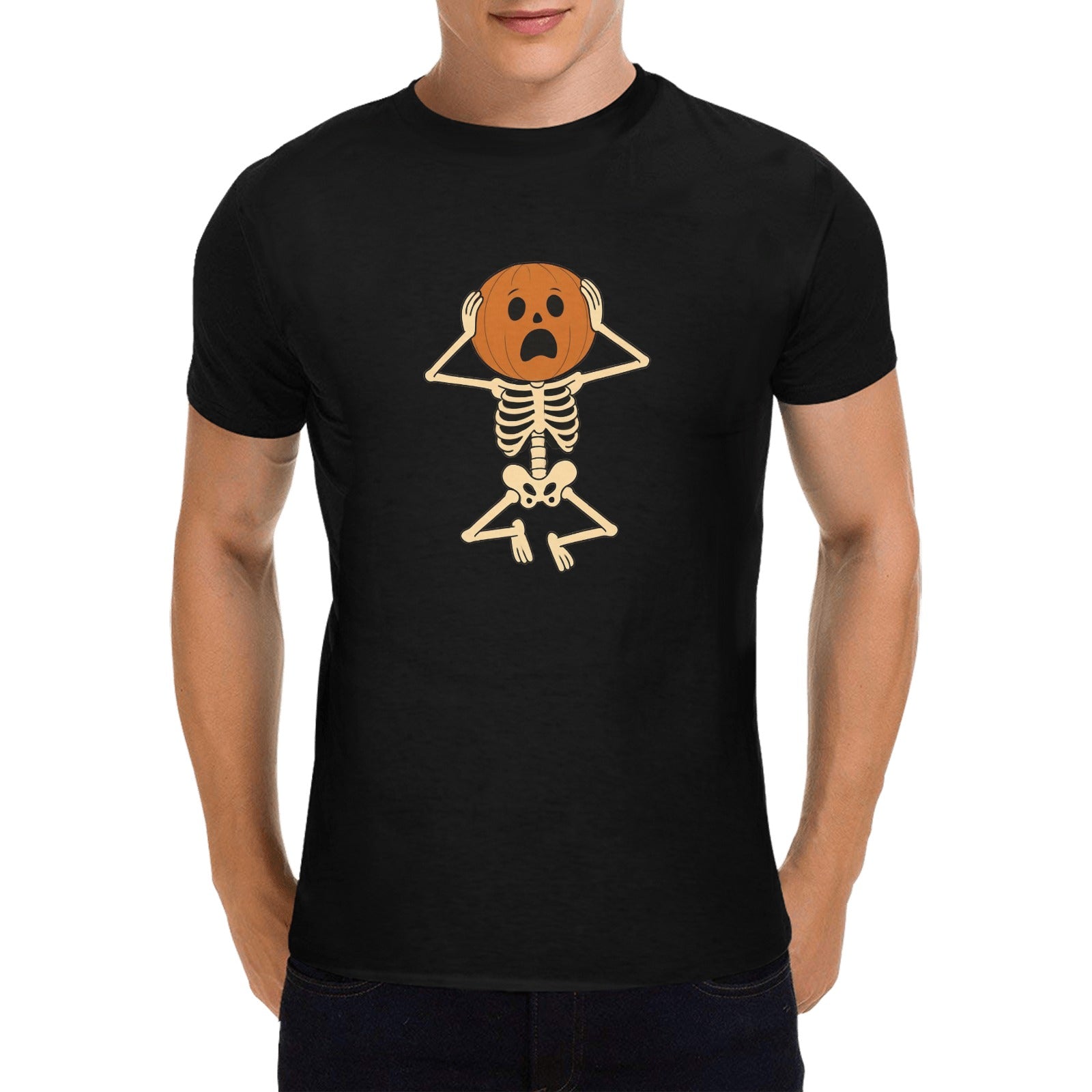 Jack the Pumpkin Head Unisex Halloween Graphic Tee
