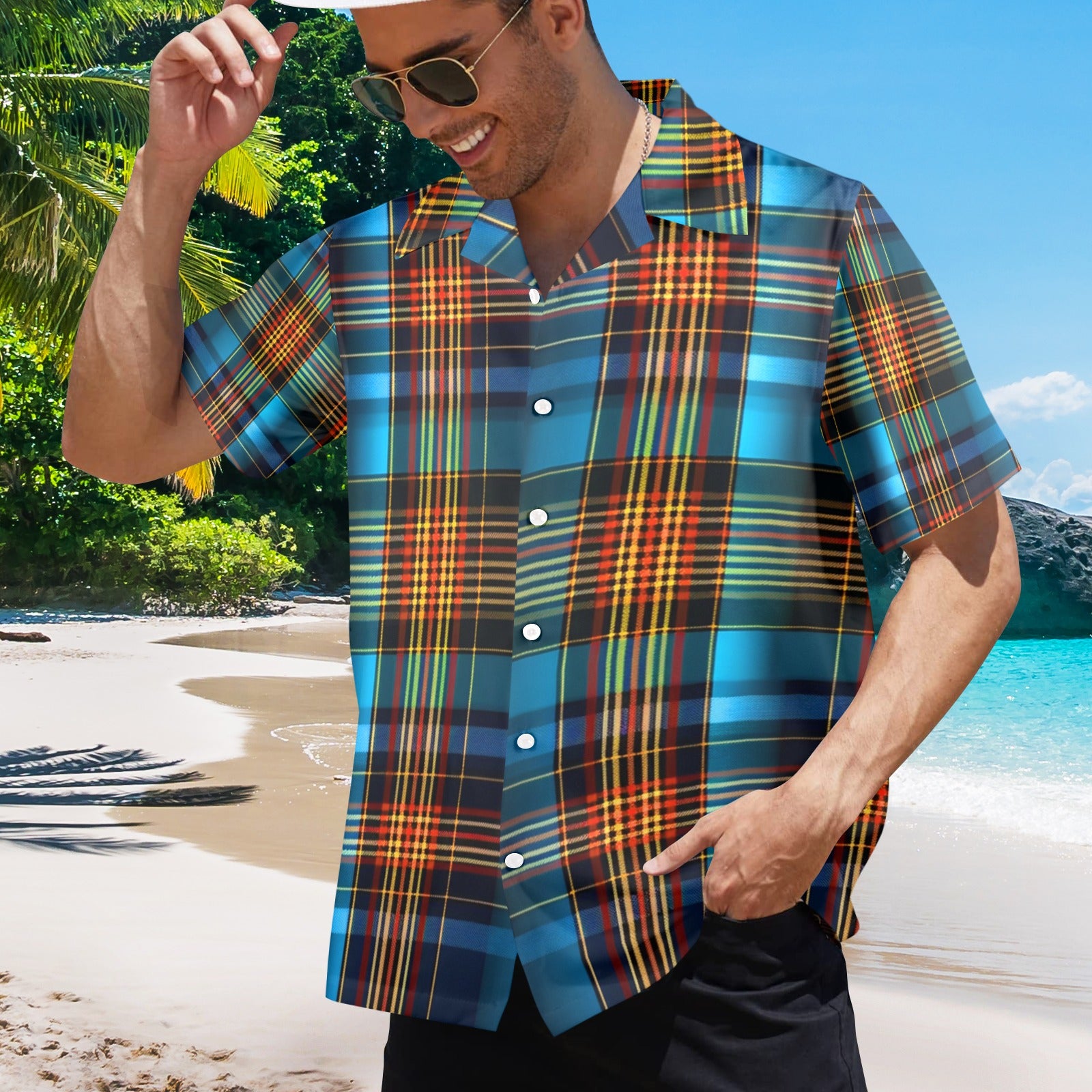 Men's Bold Plaid Ranch Shirt