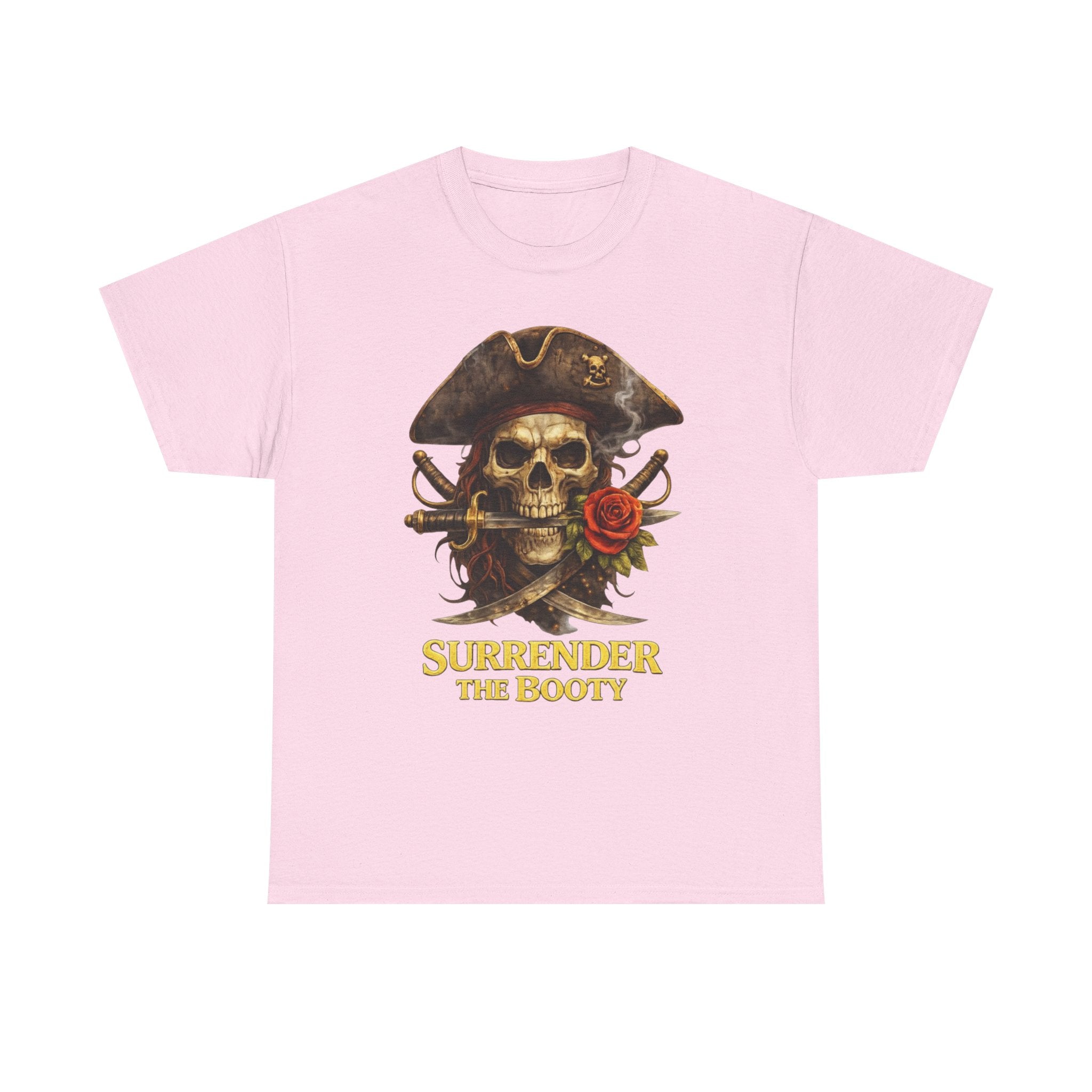 Pirate Skull Tee — "Surrender the Booty" Graphic T‑Shirt