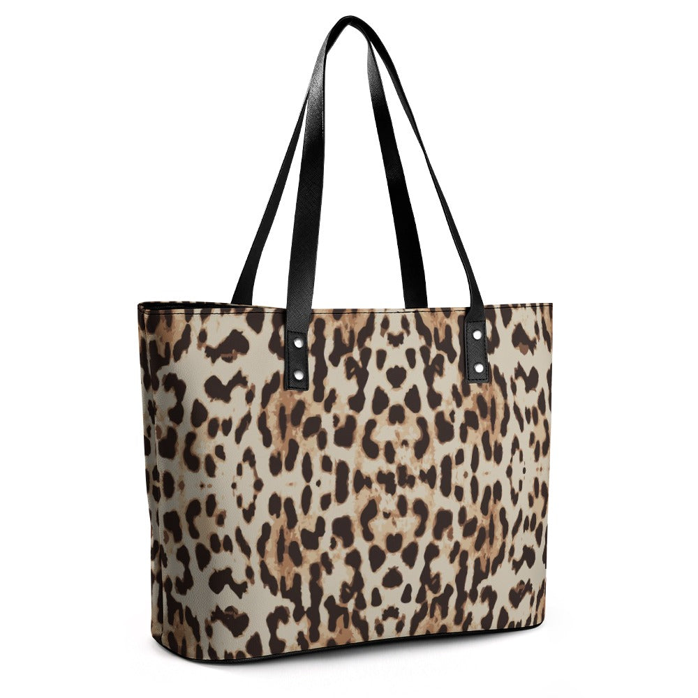 Ladies Leather Handbag Collection   Premium Cross-Grain Tote