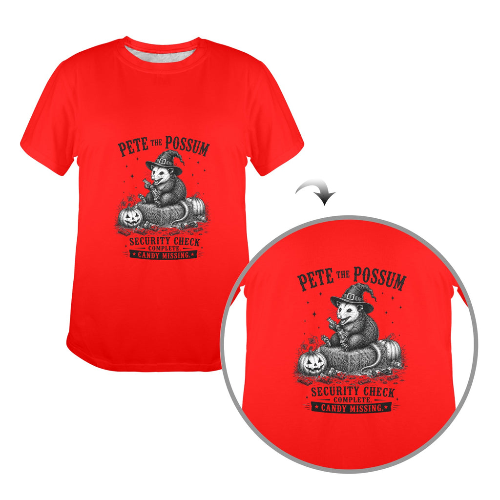 Wolf Hill Ranch Presents: Pete the Possum Halloween Tee ladies