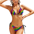 Wild Rainbow Bikini Set