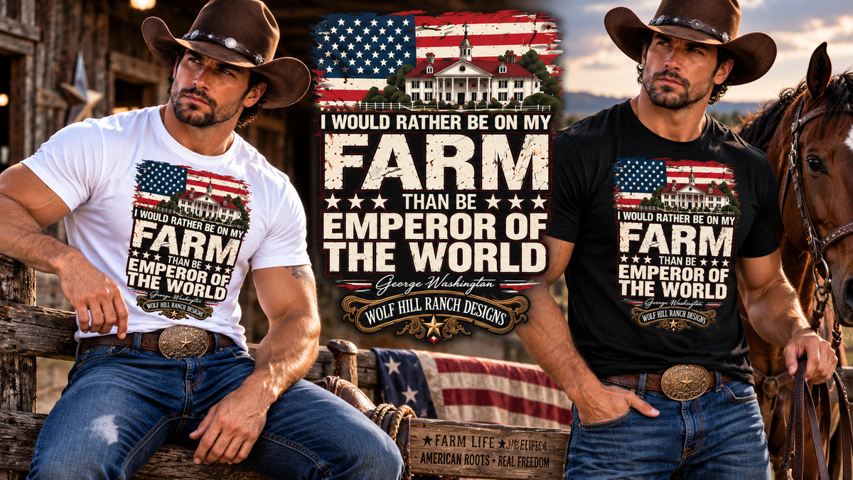 George Washington Farming Tee 🚜🌾👨‍🌾