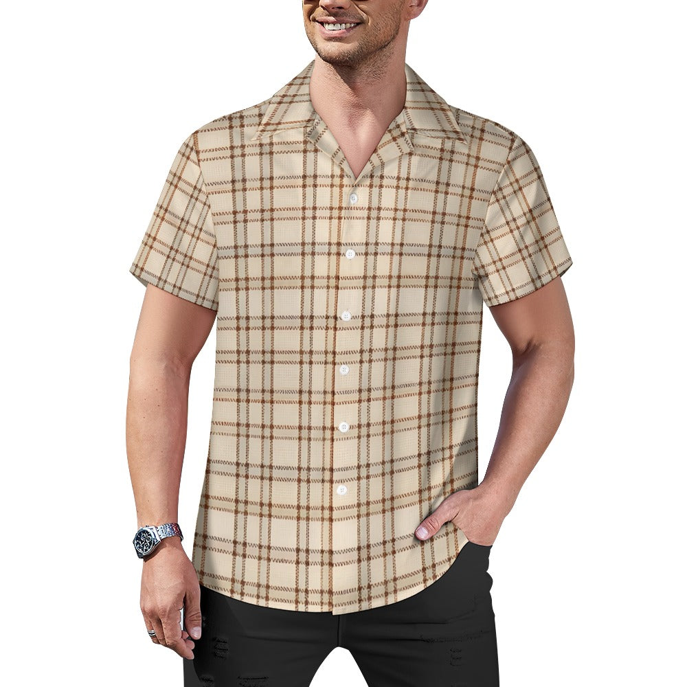 The Reynolds — Honky Tonk Tan Plaid Button-Down