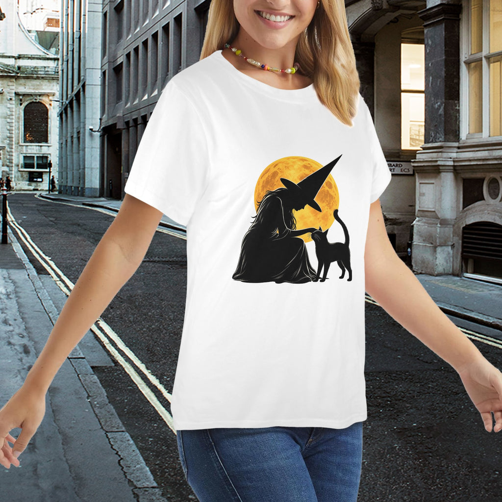 Moonlit Familiar Unisex Halloween Tee