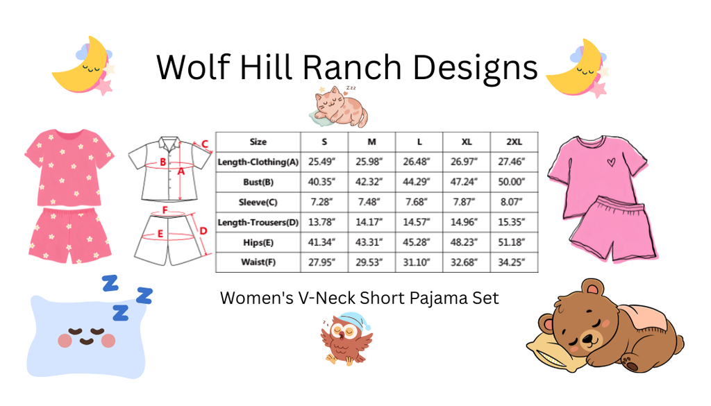 Lavender Gingham Floral Pajama Set-Wolf Hill Ranch Signature Collection