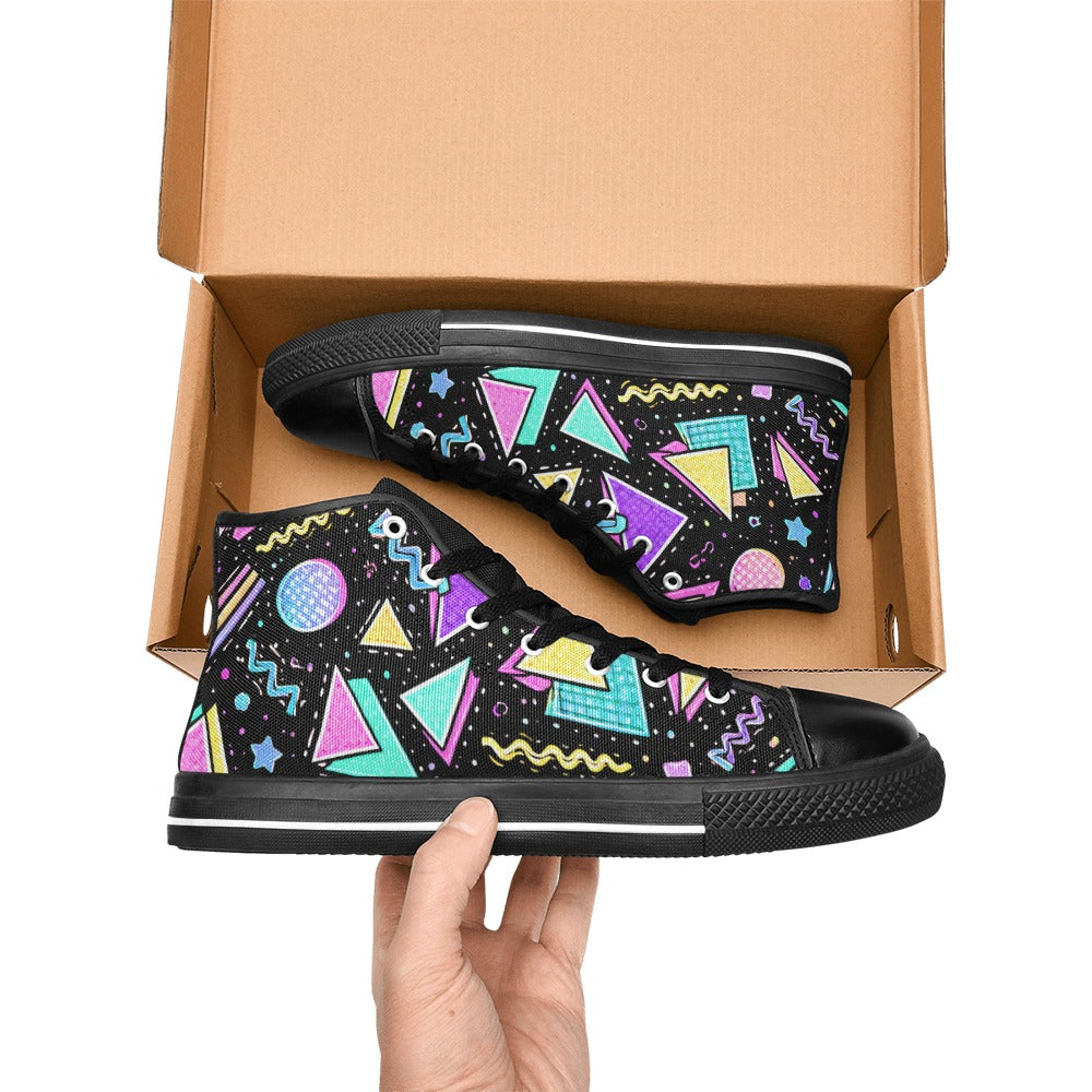 Neon Rewind 80s High-Top Sneakers        Aquila High Top Women's Shoes
