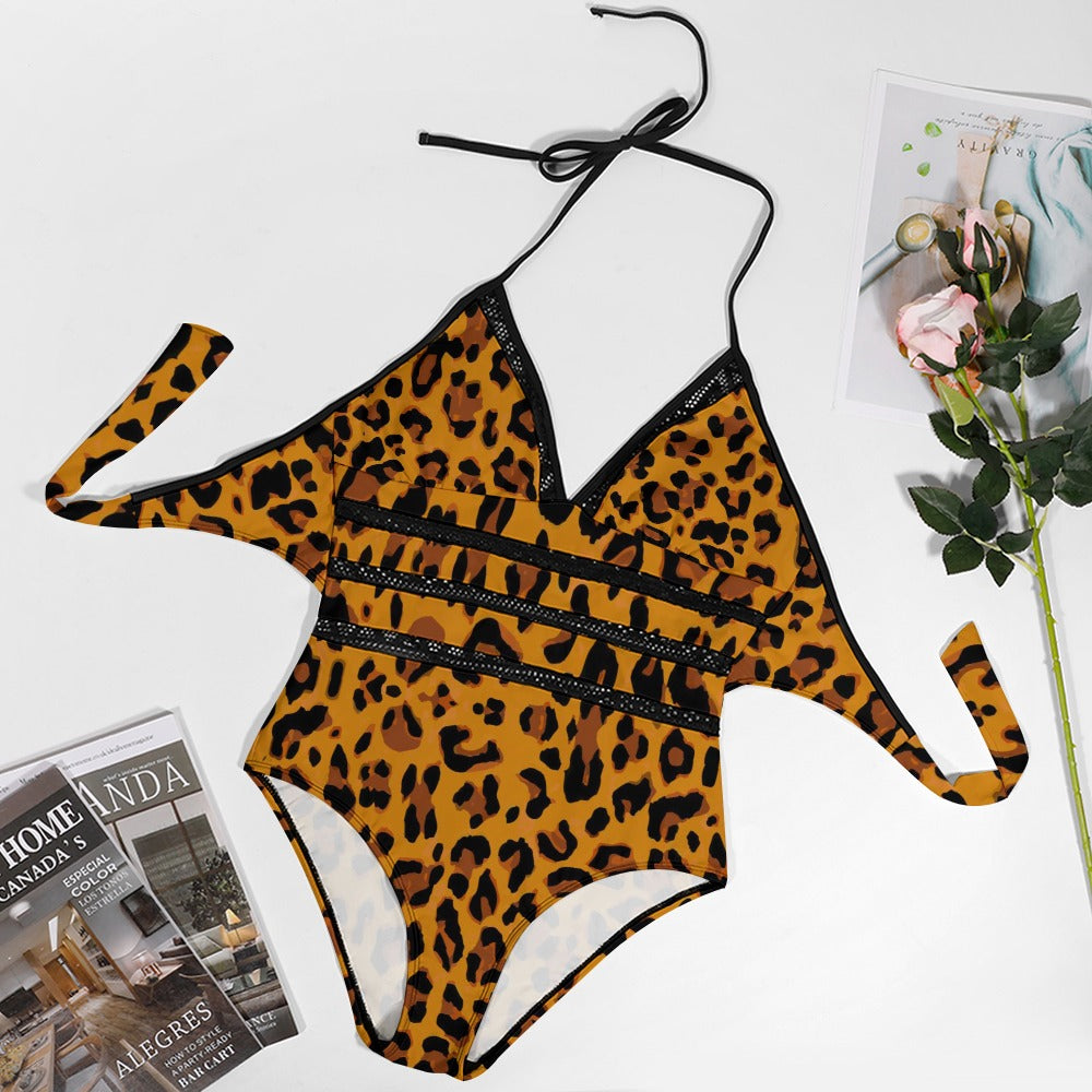 Hot Girl Leopard Energy Plus size bikini swimsuit