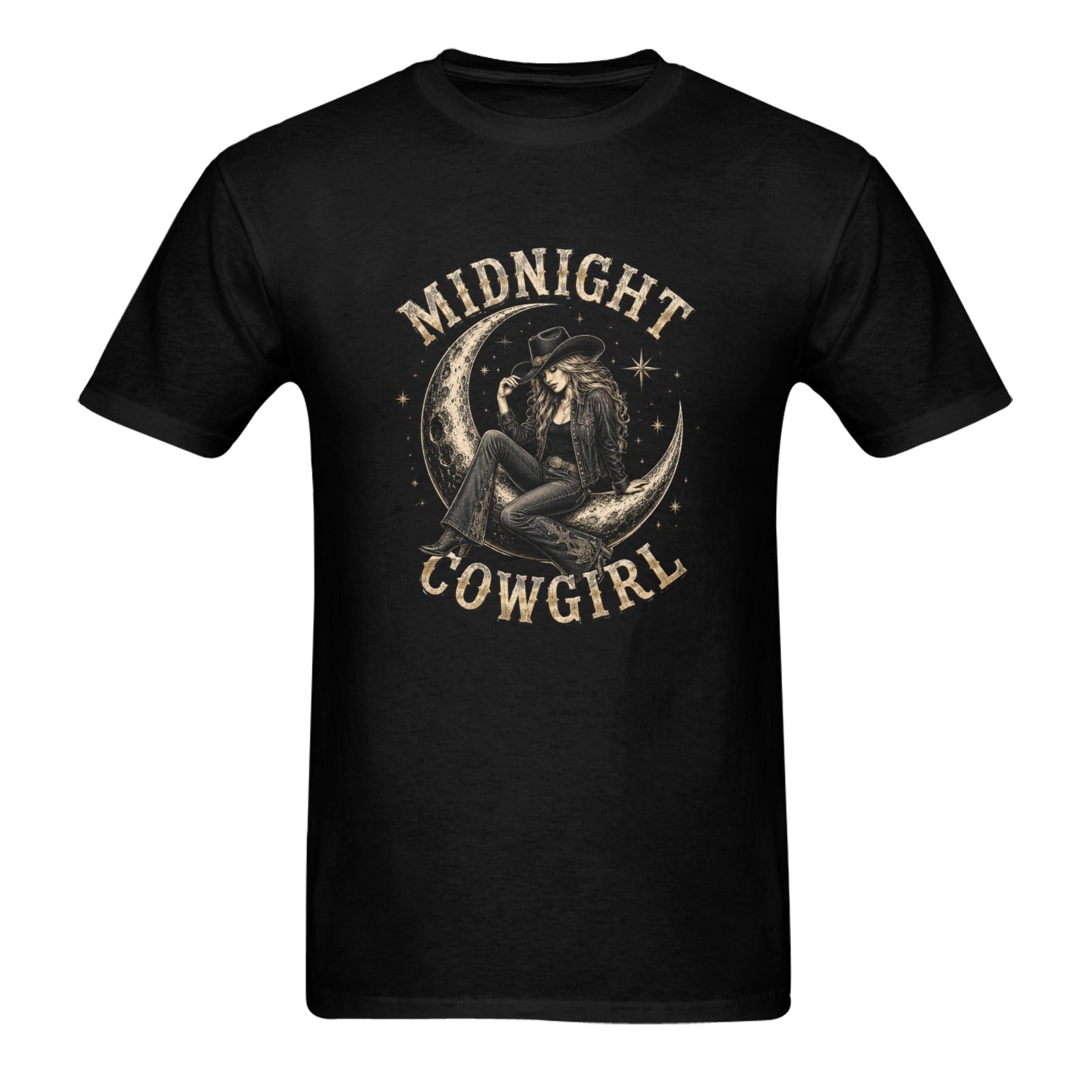 Midnight Cowgirl Graphic Tee  Western Moon