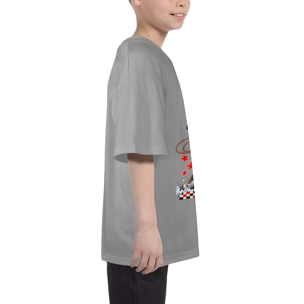 Pete & Coco North Pole Rodeo Youth T-Shirt  Western Christmas Reindeer Holiday Tee