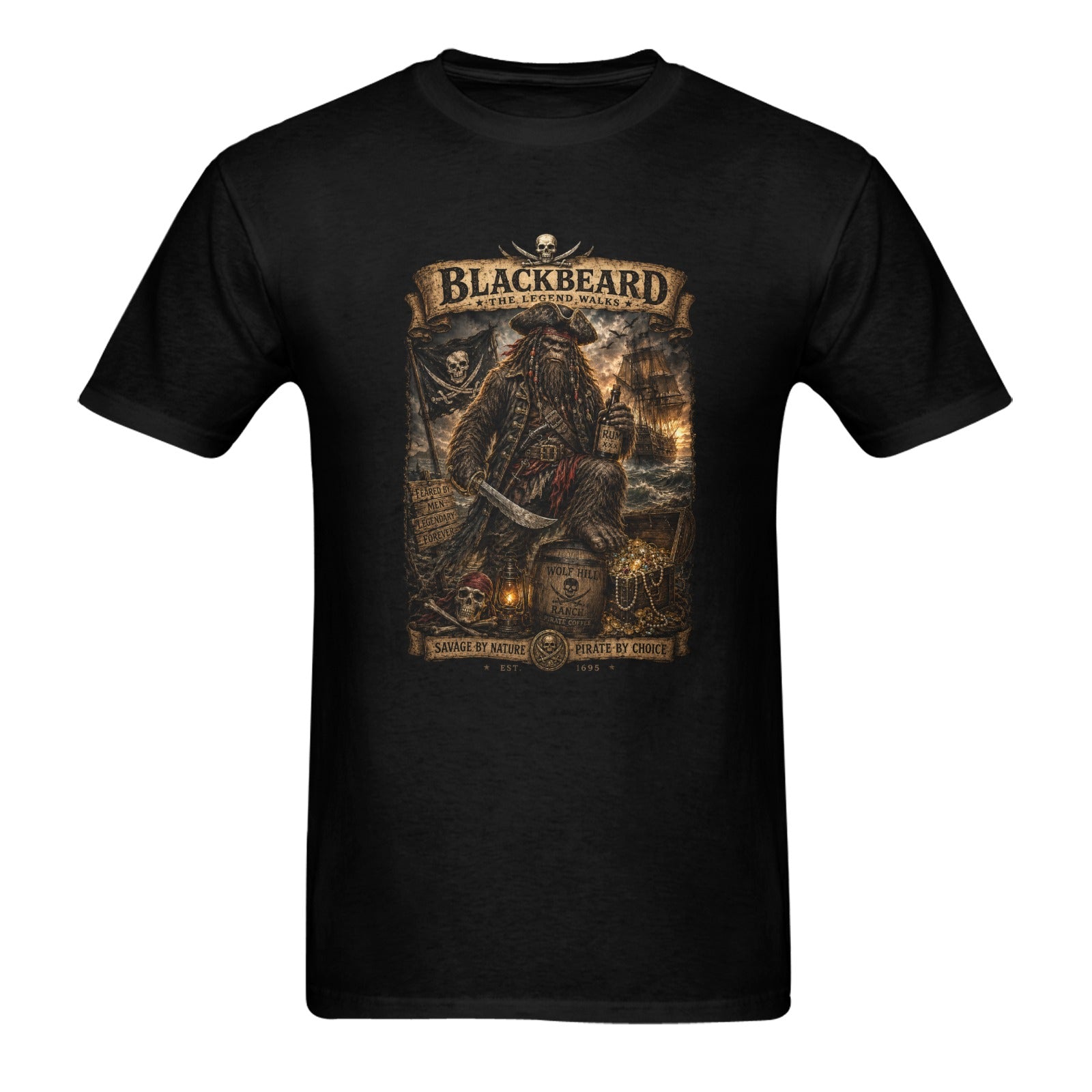 Men's BlackBeard Bigfoot T-Shirt