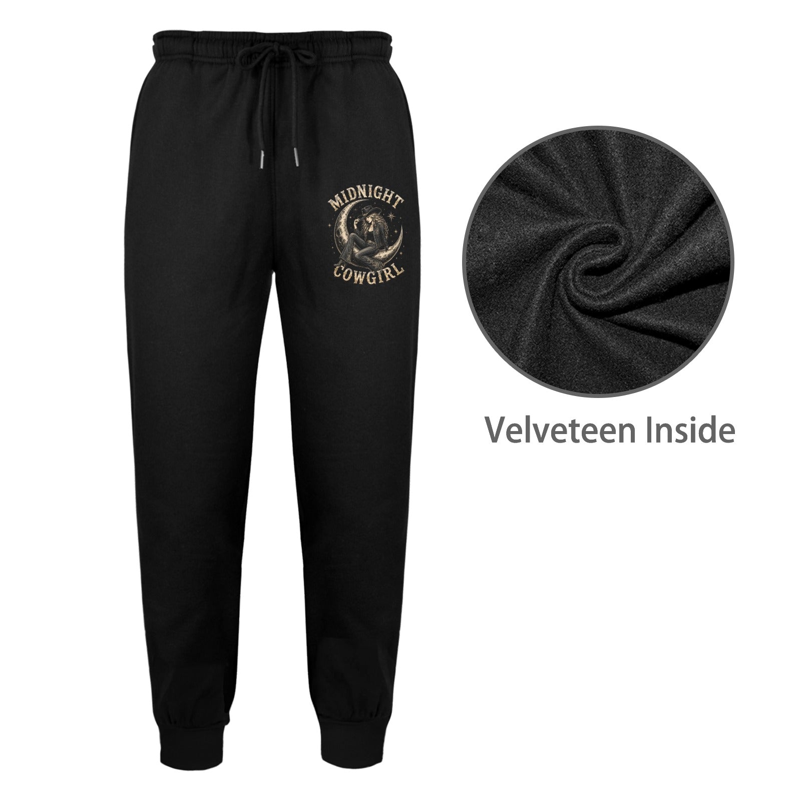 Midnight Cowgirl  Fleece Joggers