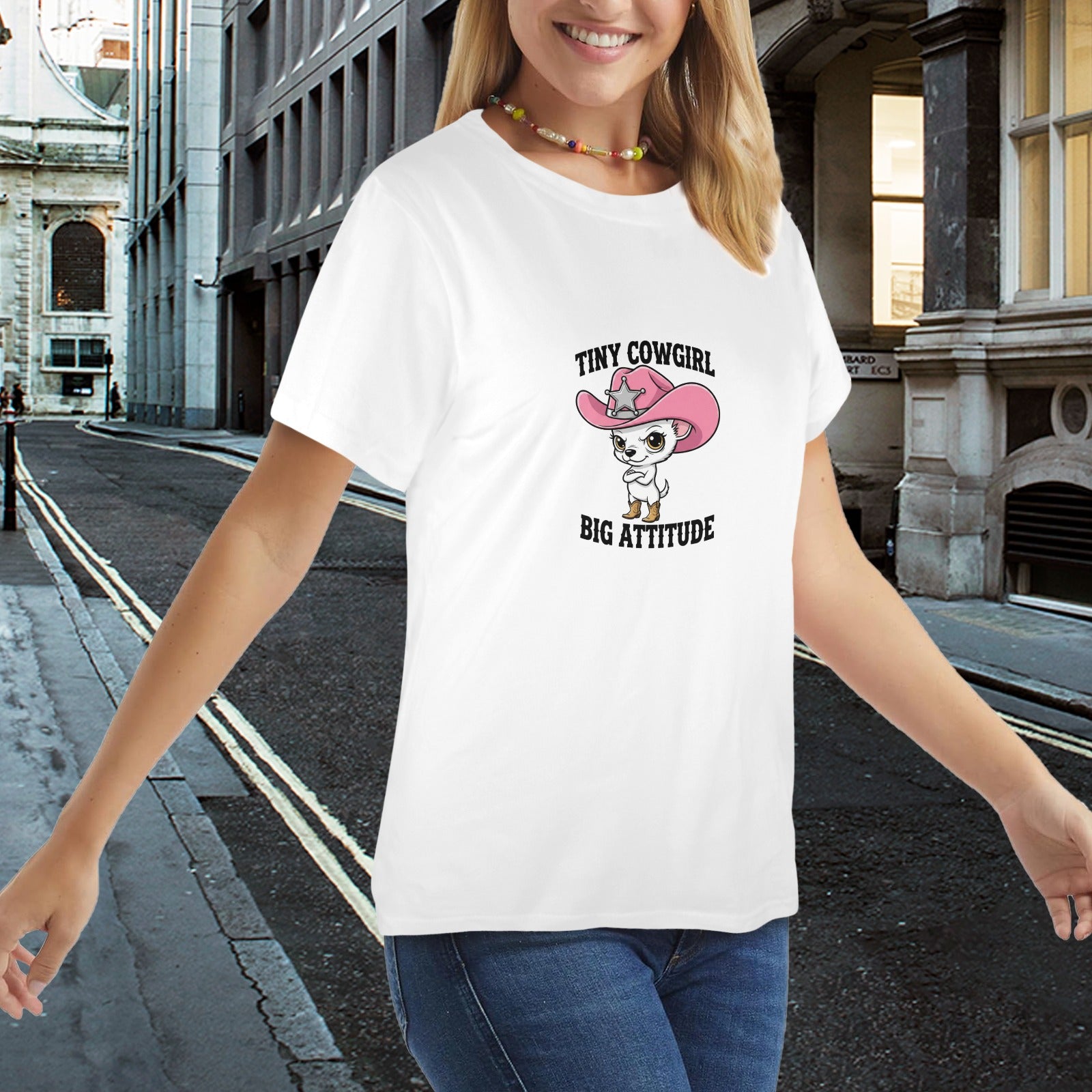 Tiny Cowgirl Big Attitude Tee