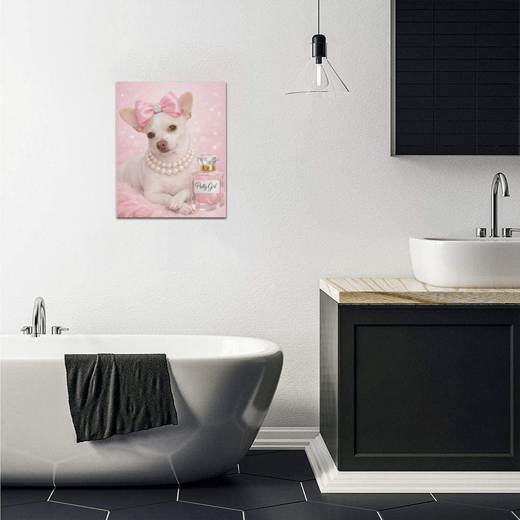 Coco ‘Pretty Girl’ – Glam Edition | Framed Canvas Print 8"x10"