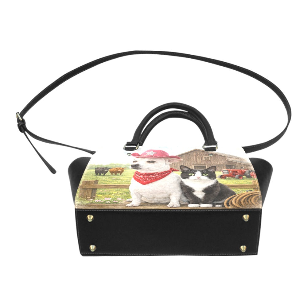 Coco & Friends Edition – Ranch Life Classic Shoulder Handbag  Wolf Hill Ranch Designs