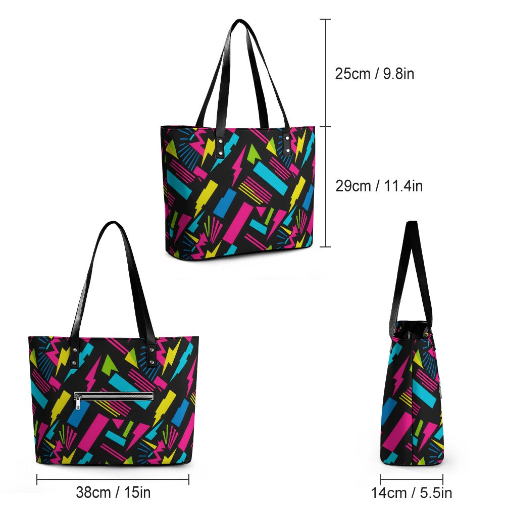 Ladies Leather Handbag Collection   Premium Cross-Grain Tote