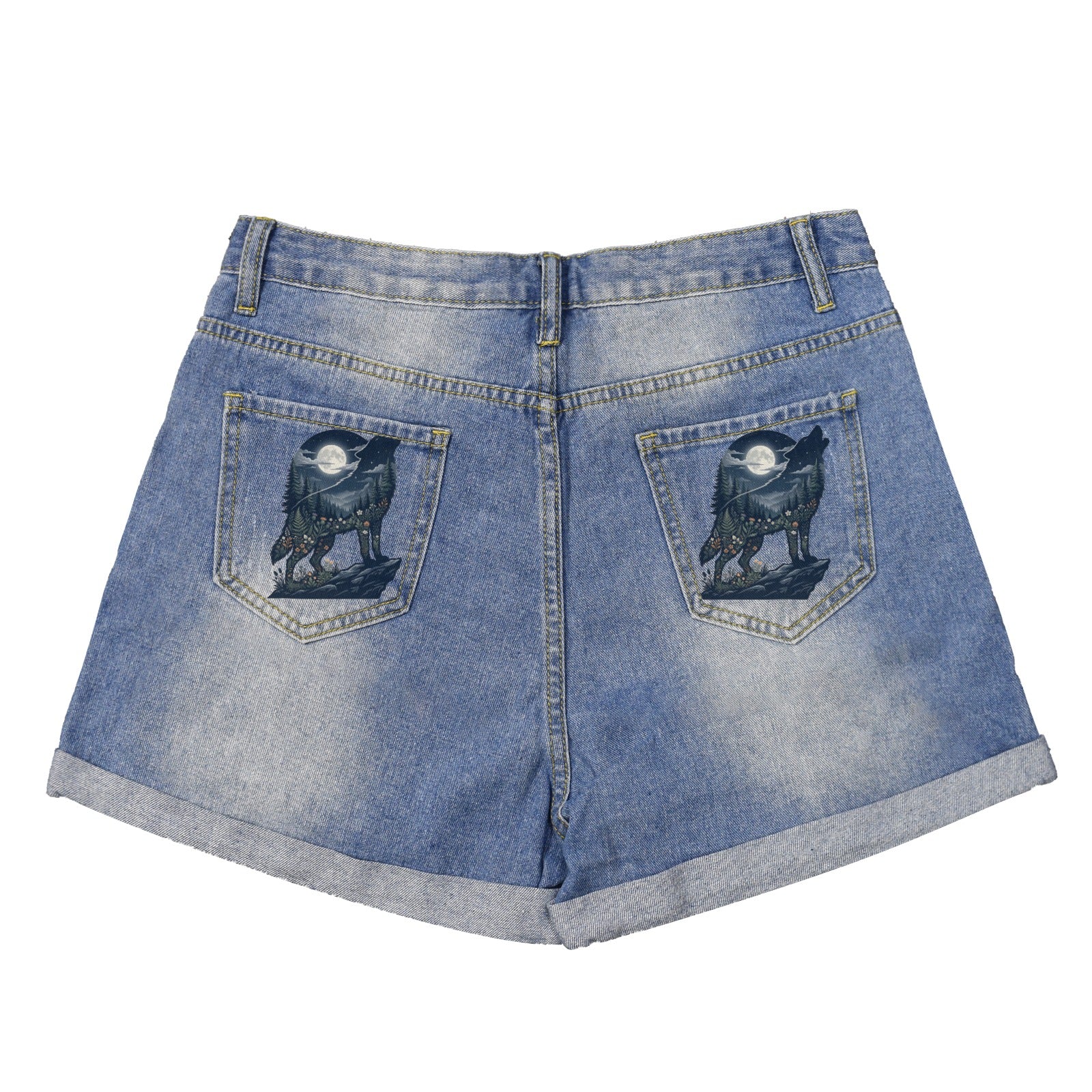 Wolf Hill Midnight Howl Denim Shorts