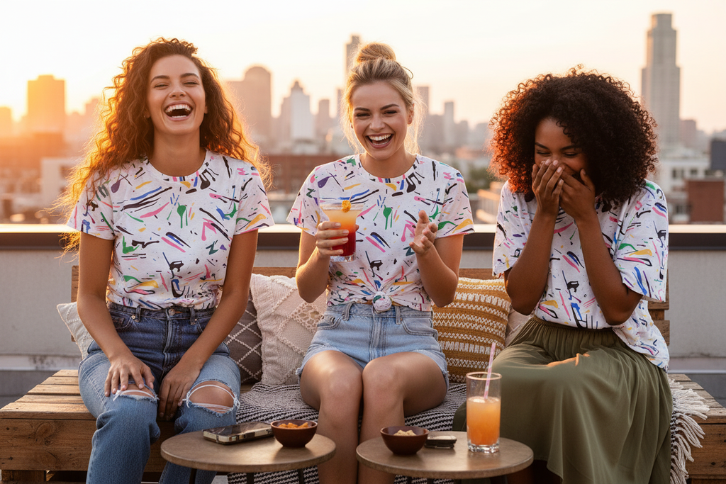 Abstract Tee – Rooftop Squad