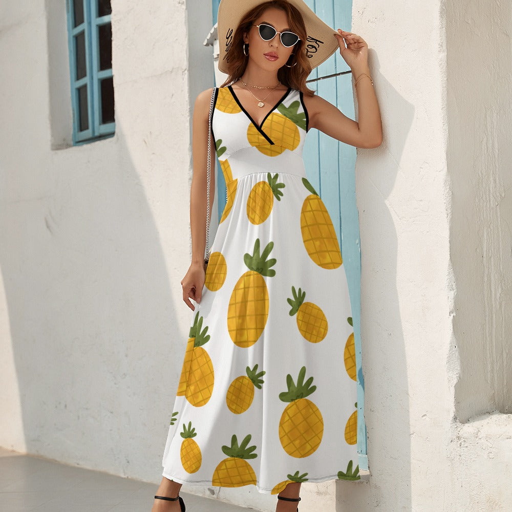 Sweet Escape Pineapple Maxi Dress