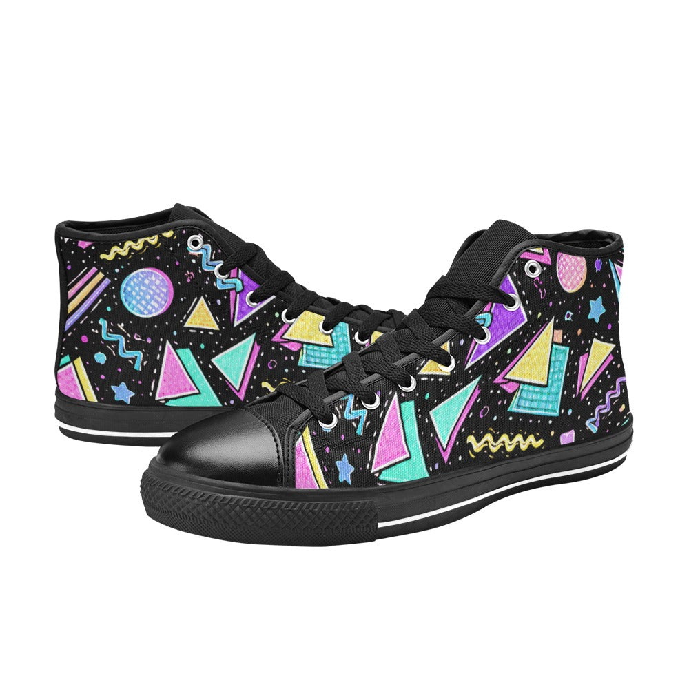 Neon Rewind 80s High-Top Sneakers        Aquila High Top Women's Shoes