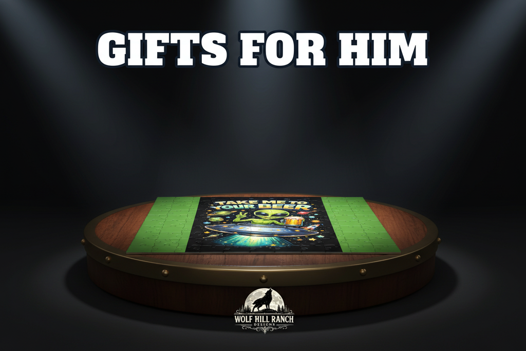 Alien Beer Puzzle Gift Banner