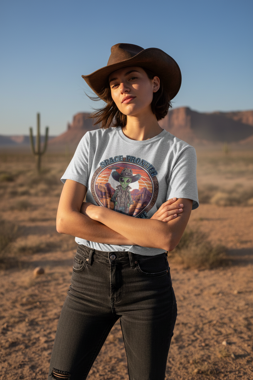 Alien Sheriff Tee Sport Grey