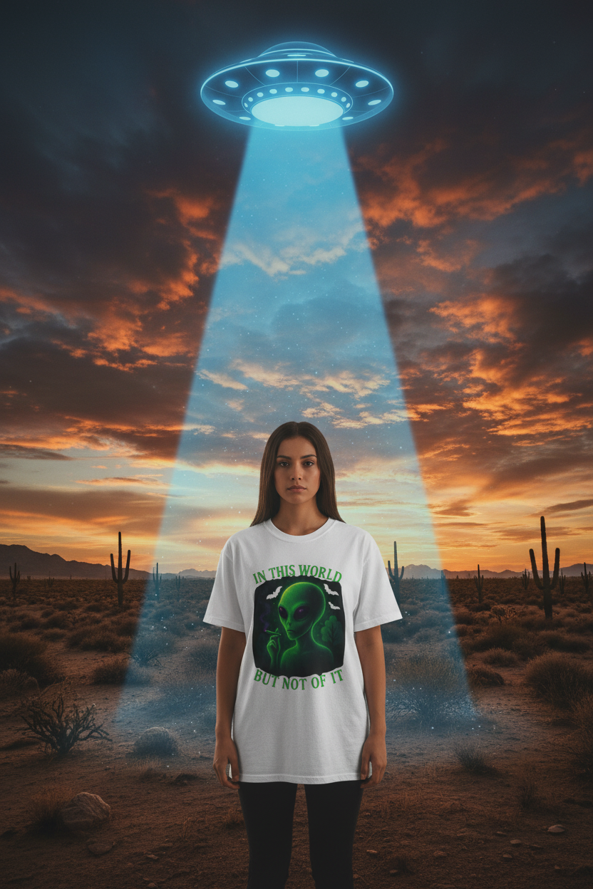 Alien Tee - Desert UFO