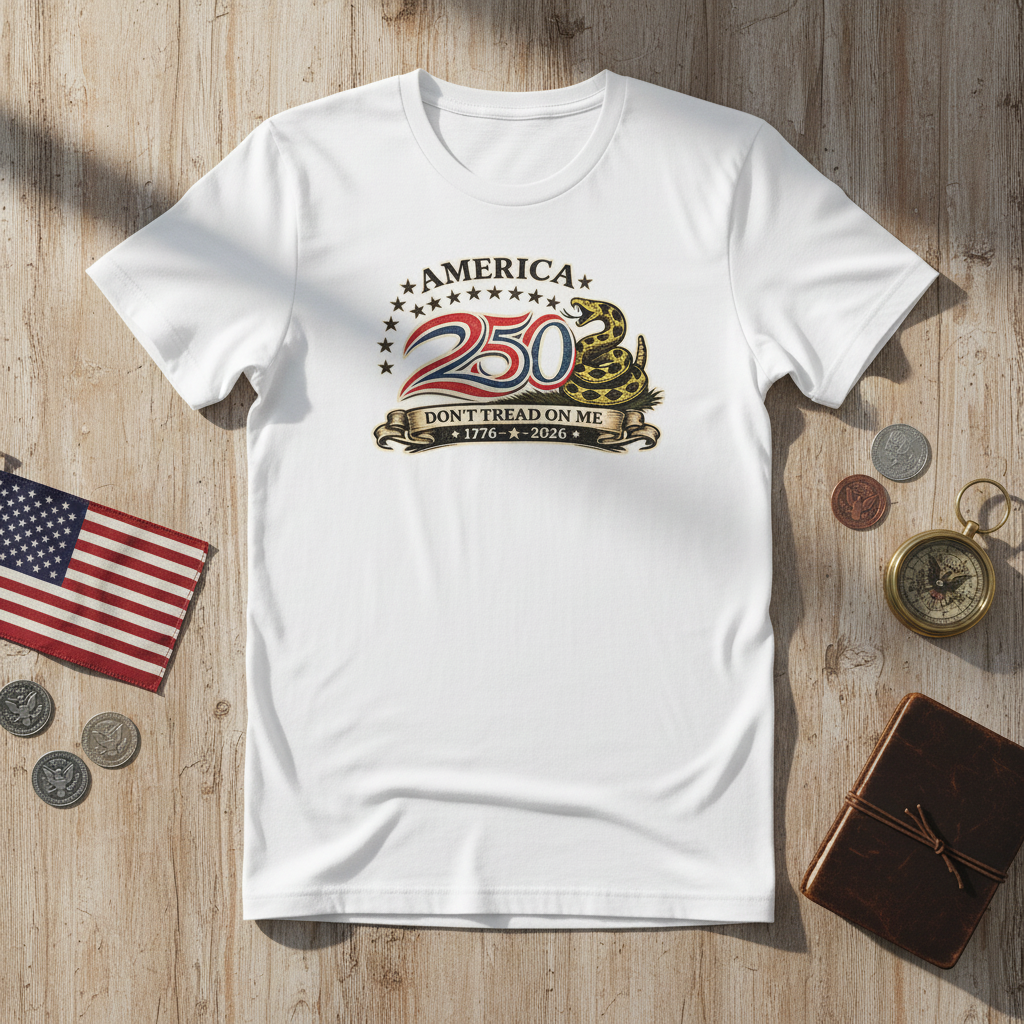 America 250 Don't Tread - Flat Lay