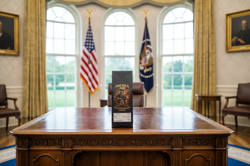 America 250 Homeland Blend on Resolute Desk