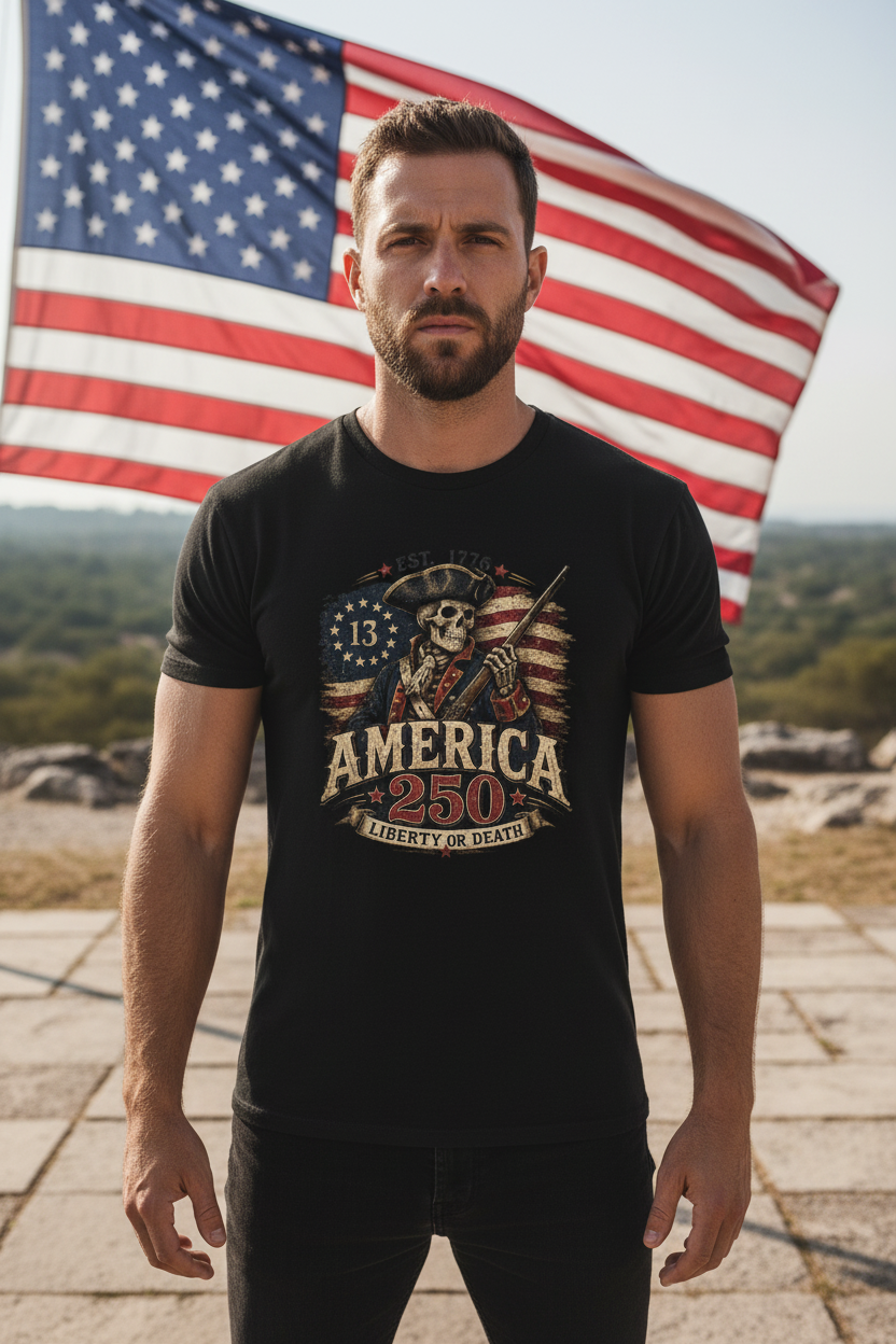 America 250 Model Portrait Mockup