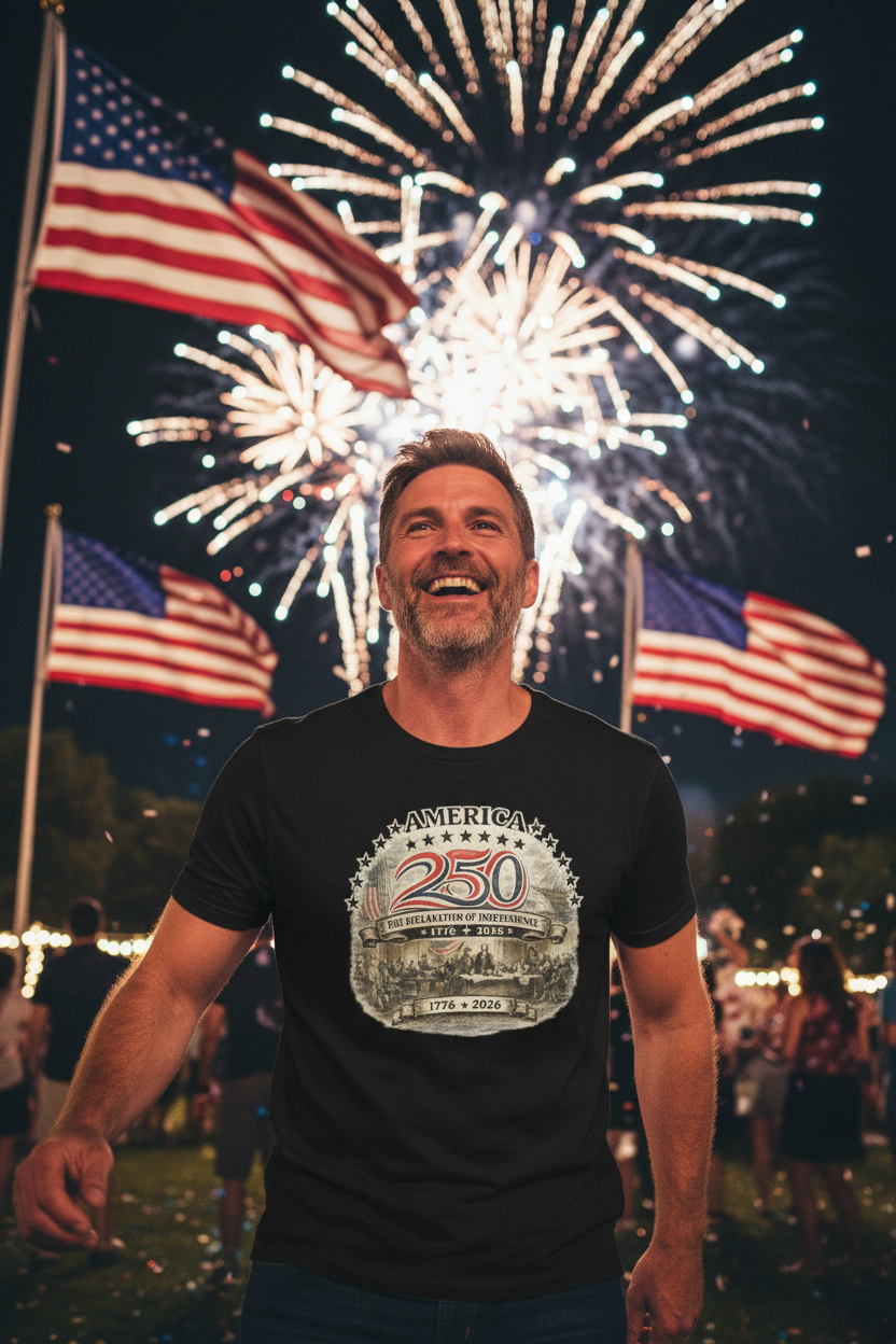 America 250 Signing - Fireworks