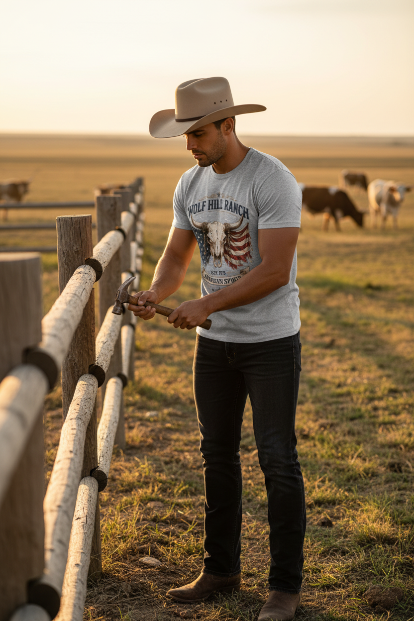 American Spirit Tee – Fixing Fence